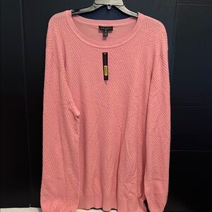 Investments Blush Crew Neck Sweater